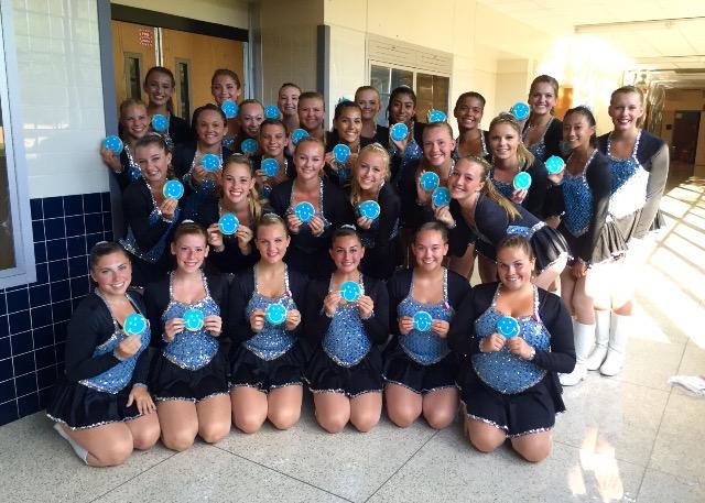 Seniors on SV Pom Pons team prepare to participate for the last year