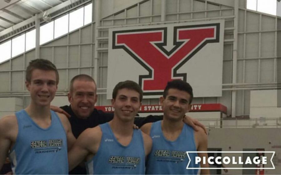 Seneca's Men's Indoor Track 4x800 Team Caps Off Season With Visit to States